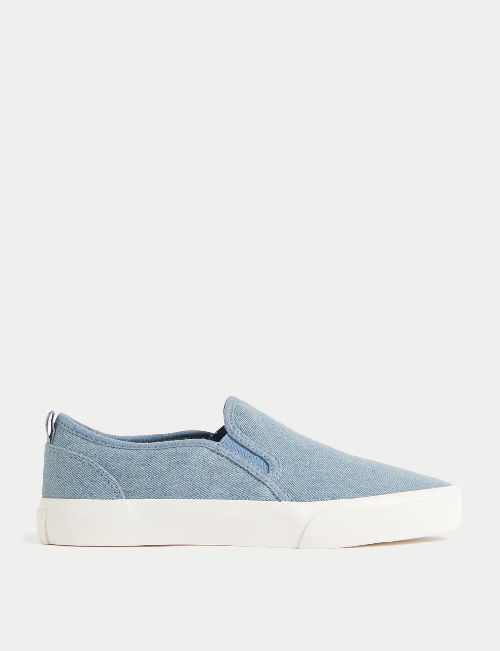 Canvas Slip On Trainers image 1