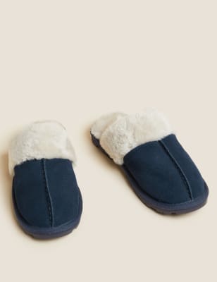 Suede Mule Slipper