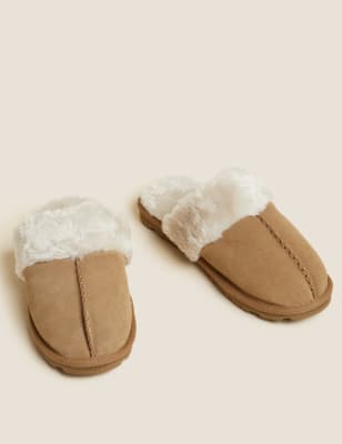 Suede Mule Slipper