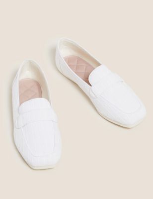 Square Toe Moccasin Slippers | M&S Collection | M&S
