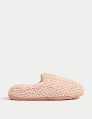 

M&S Collection Zapatillas de chenilla con Freshfeet™Womens - Pink Mix, Pink Mix