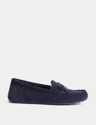 Marks and spencer navy hot sale shoes