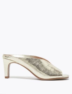 m&s ladies silver shoes