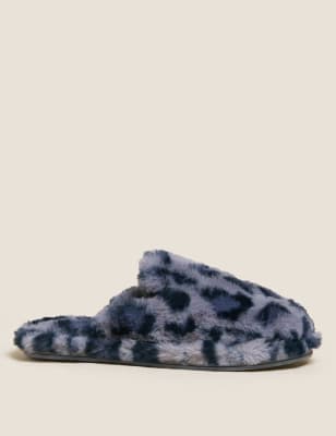 Animal Print Mule Slippers M S SA