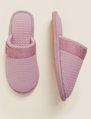 

Womens M&S Collection Mule Slippers - Pink, Pink