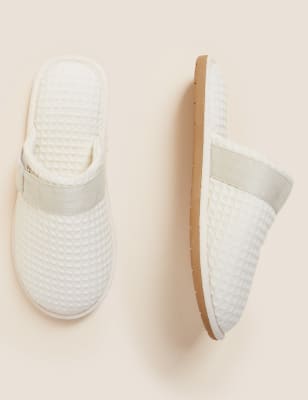 

Womens M&S Collection Mule Slippers - Ivory, Ivory