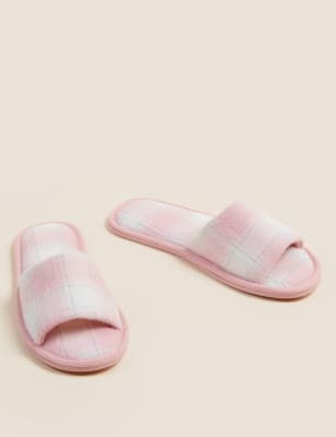 Womens open discount toe slippers canada