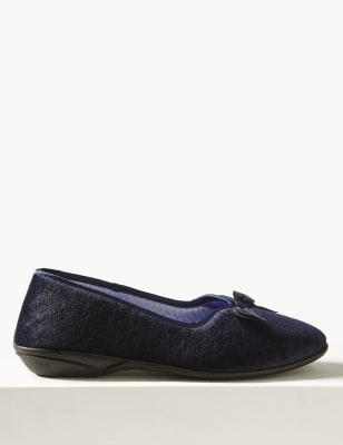 marks & spencer ladies slippers