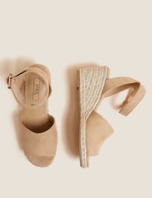 

M&S Collection Alpargatas de cuña y ancho especialWomens - Sand, Sand