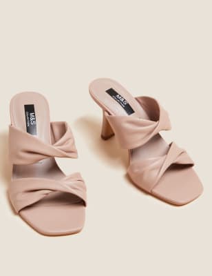 Mule sandals wide discount fit