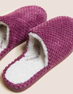 M&s ladies slippers secret hot sale support