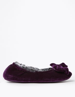 fluffy ballerina slippers