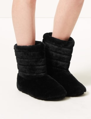 tesco ladies boot slippers
