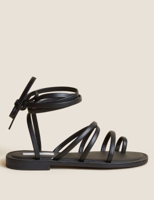 Strappy Flat Gladiator Sandals - JO