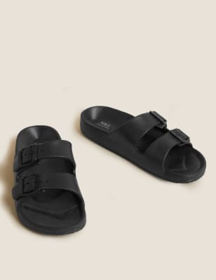 Buckle Footbed Sliders with BLOOM™