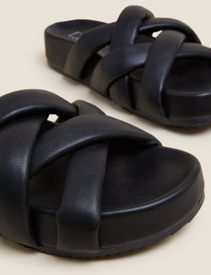 Footbed sliders hot sale