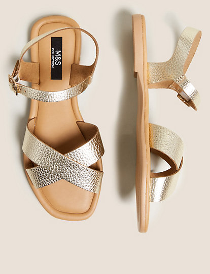 Leather Open Toe Sandals