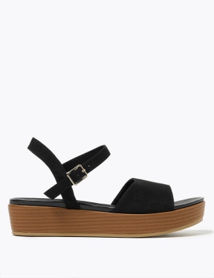 Ankle Strap Flatform Open Toe Sandals