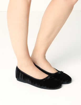 m&s ladies slippers wide fit