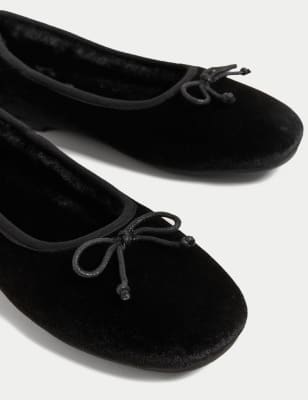 Maree Black | Ballet Flats w/ Bow