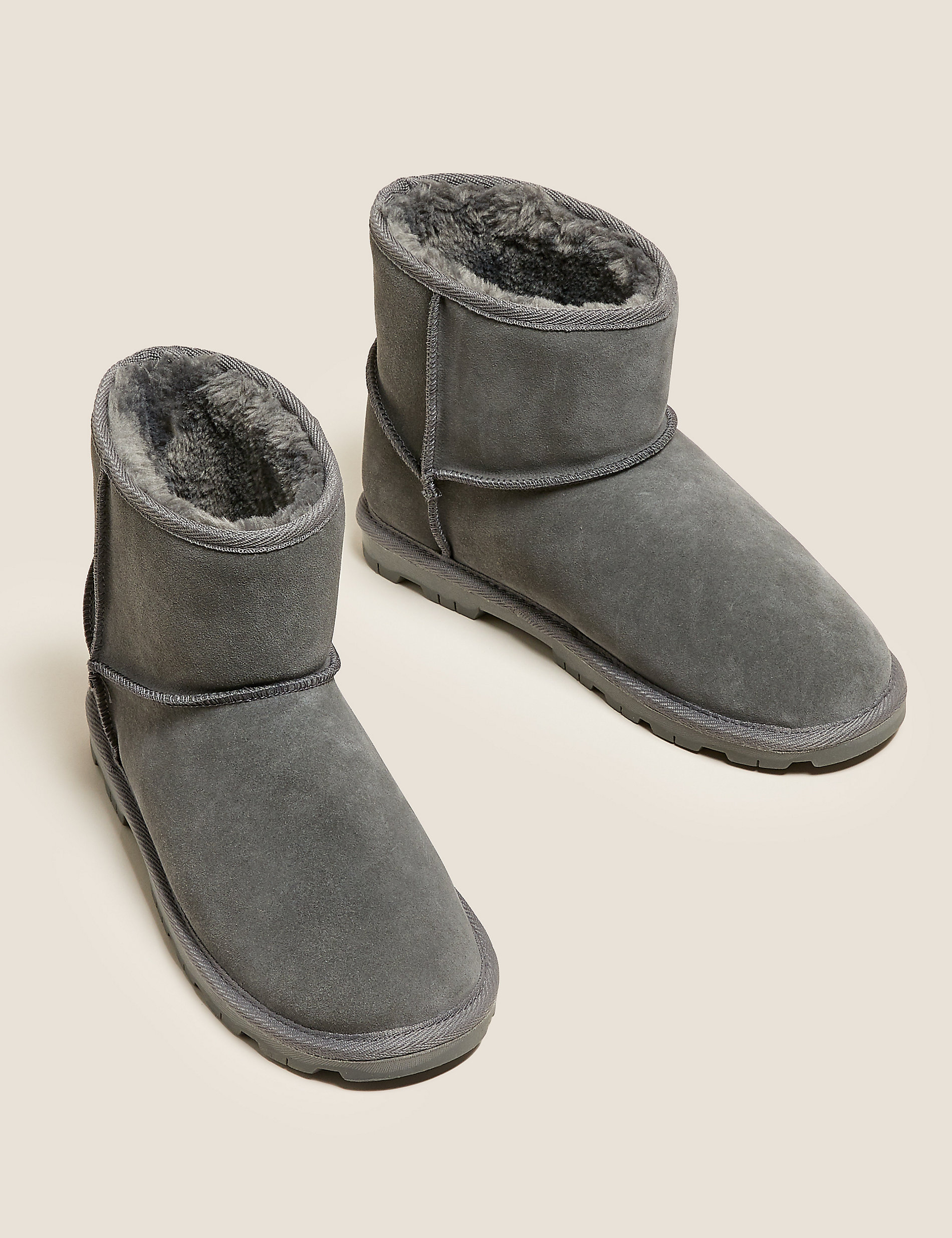 Suede Stain Resistant Faux Fur Lining Boots