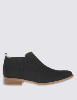 Block Heel Ankle Boots with Insolia Flex® | M&S