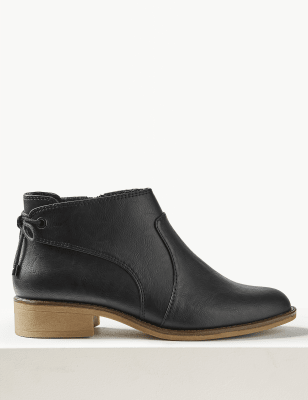 m&s block heel boots