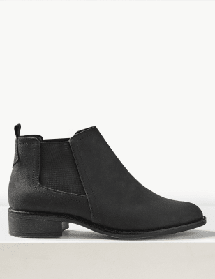 wide fit heeled chelsea boots