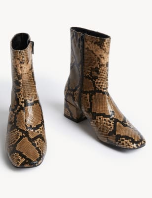 Marks and sale spencer snakeskin boots