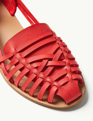 Ladies discount woven sandals