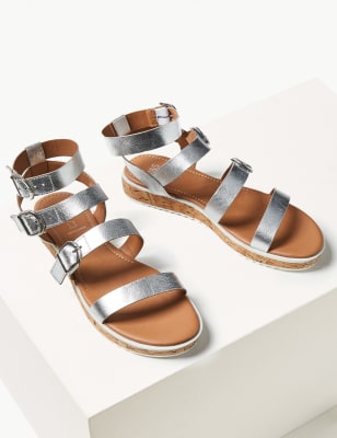 Leather Gladiator Sandals