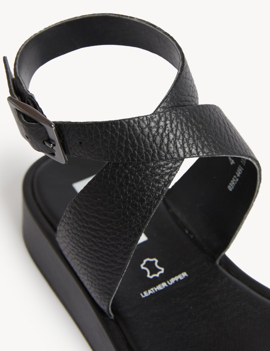Leather Ankle Strap Flatform Sandals image 2