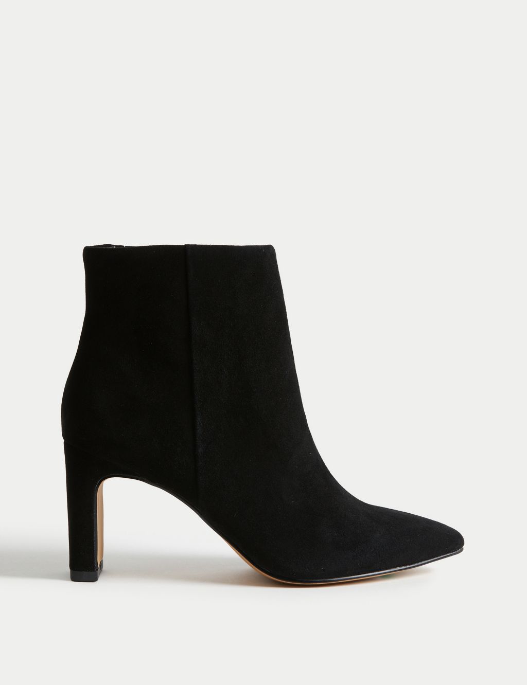 Suede Statement Pointed Ankle Boots image 1