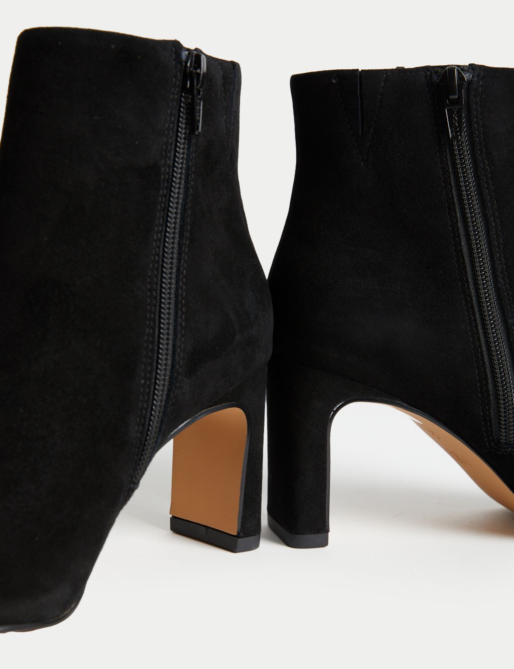 Suede Statement Pointed Ankle Boots image 3