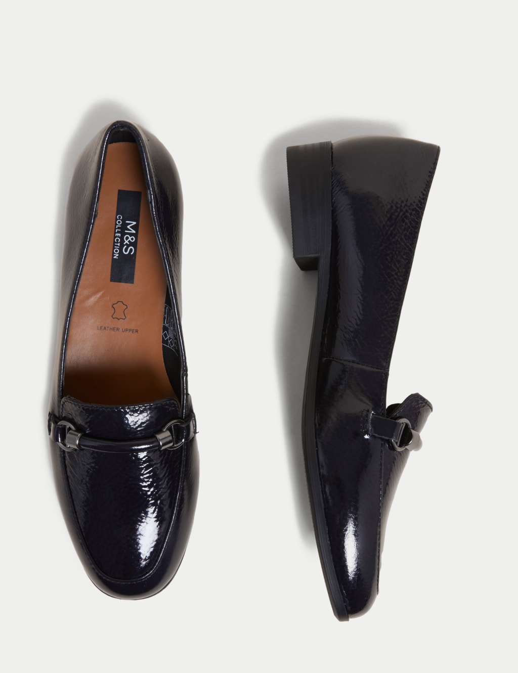 Leather Flat Loafers image 2