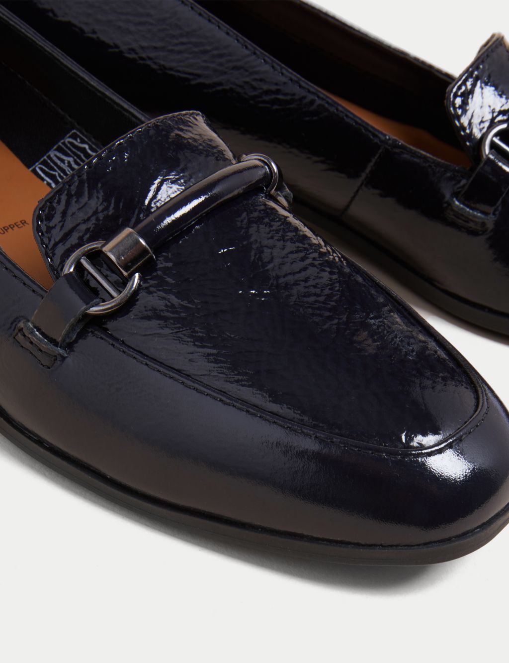 Leather Flat Loafers image 4