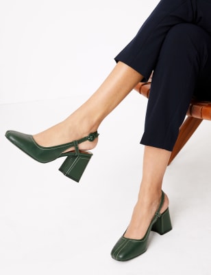 marks and spencer green shoes