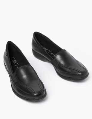 loafers with wedge heels