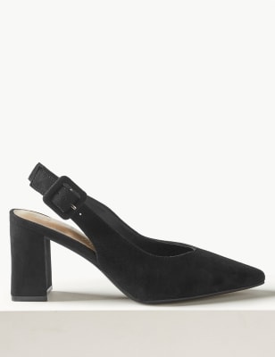 suede slingback