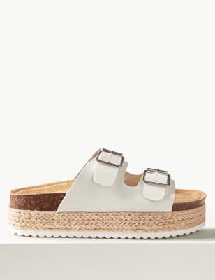 Black flatform espadrille cheap sandals