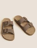 Leather Footbed Sandals