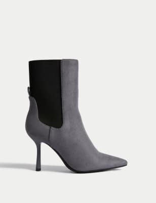 M&s grey sales ankle boots