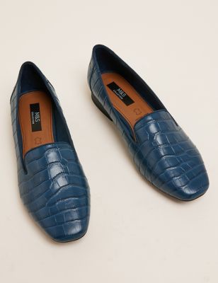 marks and spencer ladies blue shoes