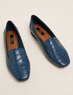 m&s ladies navy shoes