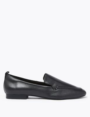 Leather Soft Square Toe Loafers | M&S Collection | M&S