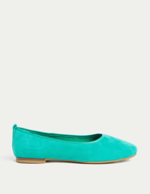 

M&S Collection Bailarinas planas de anteWomens - Medium Green, Medium Green