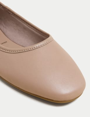 Leather Ballet Pumps