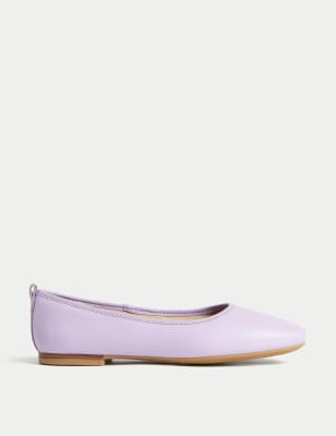 Leather Ballet Pumps