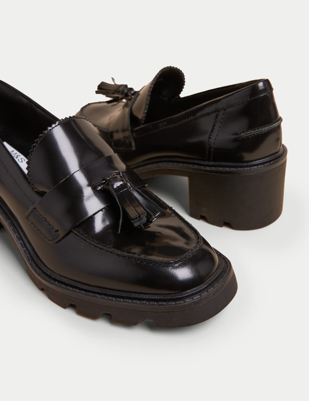 M and s block heels cheap