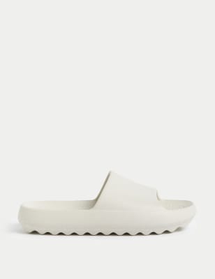 

Womens M&S Collection Footbed Sliders - Soft White, Soft White